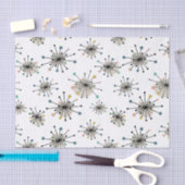 Atomic Era Starburst Retro Mid Century Modern Tissuepapier (Craft)