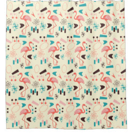 Atomic Flamingo Douchegordijn