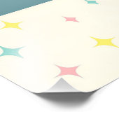 Atomic Futuristic Big Fins Coupe Car Foto Afdruk (Hoek)