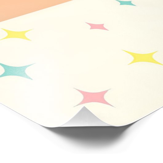 Atomic Futuristic Bubble Blaster Car Foto Afdruk (Hoek)