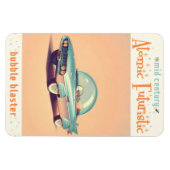 Atomic Futuristic Bubble Blaster Car Magneet (Horizontaal)