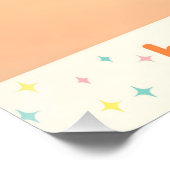 Atomic Futuristic Bubble Blaster Car Perfect Poster (Hoek)