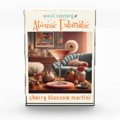 Atomic Futuristic Cherry Blossom Martini Fotoblokken (Voorkant)