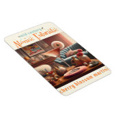 Atomic Futuristic Cherry Blossom Martini Magneet (Rechterzijde)