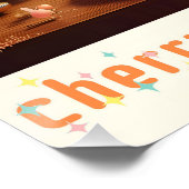 Atomic Futuristic Cherry Blossom Martini Perfect Poster (Hoek)