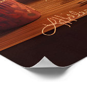 Atomic Futuristic Cherry Blossom Martini Poster (Hoek)