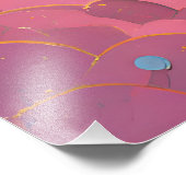 Atomic Futuristic Cosmic Black Cat Universe Foto Afdruk (Hoek)