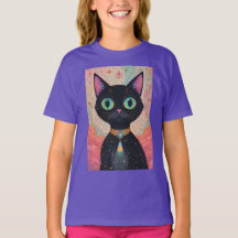 Atomic Futuristic Cosmic Black Cat Universe