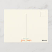 Atomic Futuristic Cosmic Storm Martini Briefkaart (Achterkant)