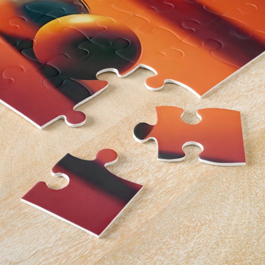 Atomic Futuristic Cosmic Storm Martini Legpuzzel (Zijkant)