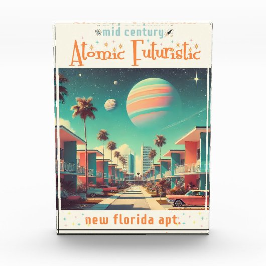 Atomic Futuristic New Florida Apartments Fotoblokken (Voorkant)