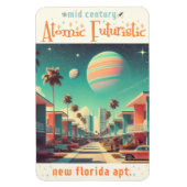 Atomic Futuristic New Florida Apartments Magneet (Verticaal)