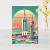 Atomic Futuristic New Florida lanceerbasis Kaart (Gele Bloem)