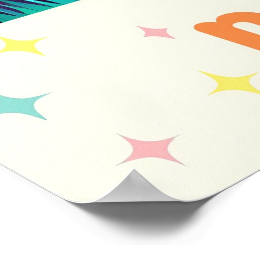 Atomic Futuristic New Florida Launch Site Poster (Hoek)