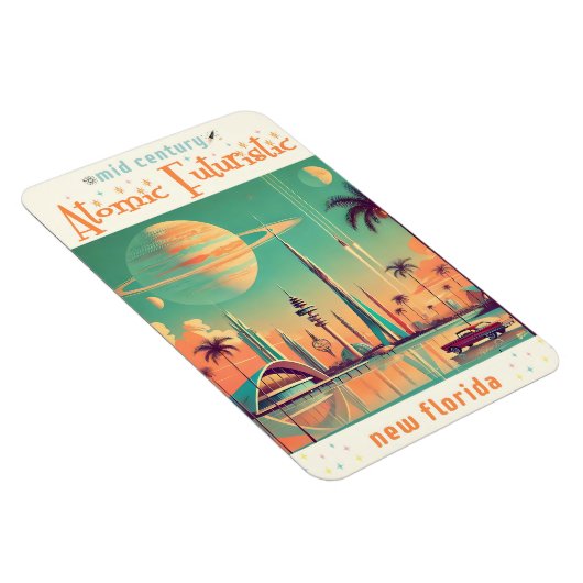 Atomic Futuristic New Florida Magneet (Rechterzijde)