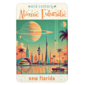 Atomic Futuristic New Florida Magneet (Verticaal)