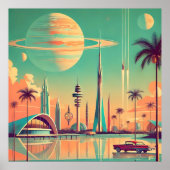 Atomic Futuristic New Florida Poster (Voorkant)