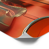 Atomic Futuristic Retro Florida Lounge Poster (Hoek)