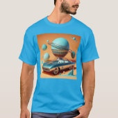 Atomic Futuristic Sky View Cruiser Car  T-shirt (Voorkant)