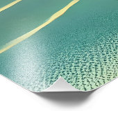 Atomic Futuristic Space Age Black Cat Martini Foto Afdruk (Hoek)