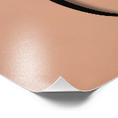 Atomic Futuristic Space Age Black Cat Martini Foto Afdruk (Hoek)