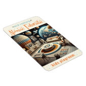 Atomic Futuristic Space Age Kids Playroom Magneet (Rechterzijde)