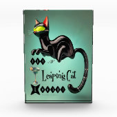 Atomic Futuristic The Leaping Cat Lounge Fotoblokken (Voorkant)