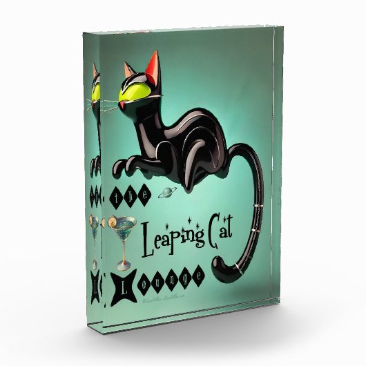 Atomic Futuristic The Leaping Cat Lounge Fotoblokken (Links)