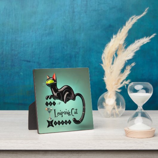 Atomic Futuristic The Leaping Cat Lounge Fotoplaat (Insitu)