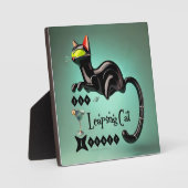 Atomic Futuristic The Leaping Cat Lounge Fotoplaat (Voorkant)