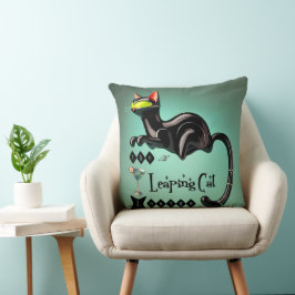 Atomic Futuristic The Leaping Cat Lounge Kussen