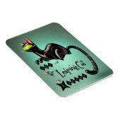 Atomic Futuristic The Leaping Cat Lounge Magneet (Rechterzijde)