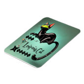 Atomic Futuristic The Leaping Cat Lounge Magneet (Linkerzijde)