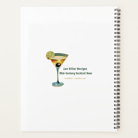 Atomic Futuristic The Leaping Cat Lounge Planner (Achterkant)