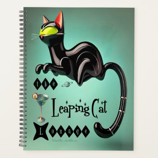 Atomic Futuristic The Leaping Cat Lounge Planner (Voorkant)