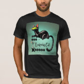 Atomic Futuristic The Leaping Cat Lounge T-shirt (Voorkant)