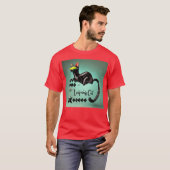 Atomic Futuristic The Leaping Cat Lounge T-shirt (Voorkant volledig)