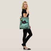 Atomic Futuristic The Leaping Cat Lounge Tote Bag (Op model)