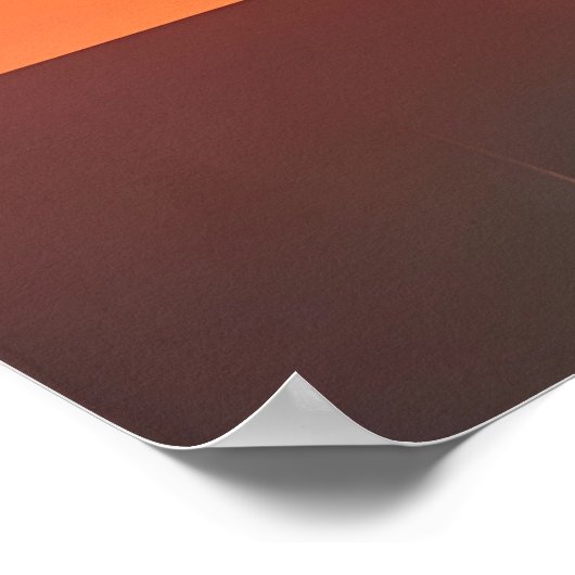 Atomic futuristische kosmische zwarte kat cocktail poster (Hoek)