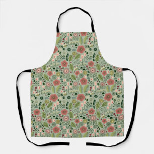 Atomic Garden Floral Apron Schort