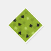 Atomic Green Starbursts Papier Cocktail servetten (Hoek)