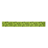 Atomic Green Starbursts Satin Ribbon Satijnen Lint (Voorkant)