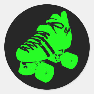 Atomic Groene Roller Derby Schaats Sticker