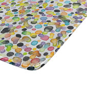 Atomic Gumdrops 6 x 7 Deco glazen snijplank (Hoek)