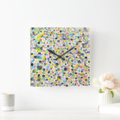 Atomic Gumdrops Wandklok (Huis)