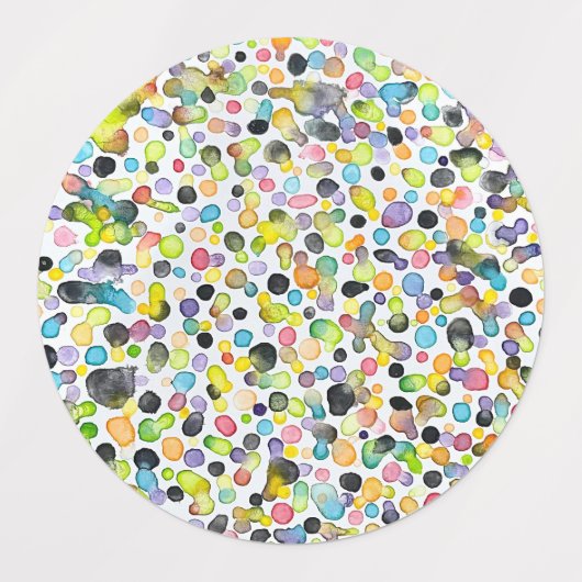 Atomic Gumdrops Waterdichte labels (Design 2)