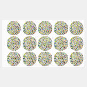 Atomic Gumdrops Waterdichte labels (Vel)