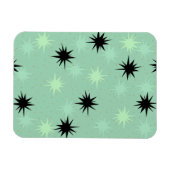 Atomic Jade en Mint Starbursts Flexible Magnet Magneet (Horizontaal)