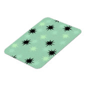 Atomic Jade en Mint Starbursts Flexible Magnet Magneet (Linkerzijde)