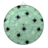 Atomic Jade & Mint Starbursts Igloo Dart Board Dartbord (Voorkant)
